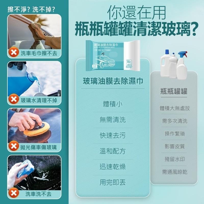 玻璃油膜去除濕巾 除油膜 黑科技 擦玻璃神器 玻璃清潔 玻璃除油膜 玻璃清潔神器 玻璃油膜 玻璃去油膜 濕巾 油膜濕巾-細節圖3