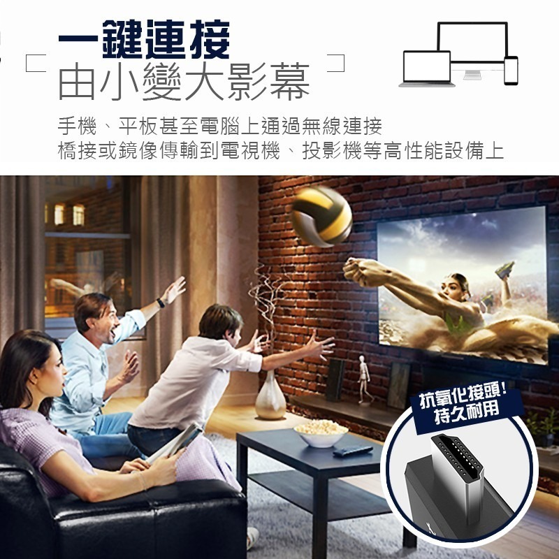 XC HDTV【真正4K】四核5G 瑞昱天線 同屏器 無線HDTV 電視無線影音傳輸器 無線影音電視棒 4K電視棒 4K-細節圖4