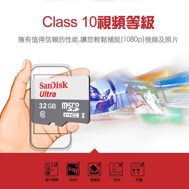 ★100MB★ SanDisk 晟碟 白灰記憶卡 32GB 64GB 128GB 記憶卡 SanDisk記憶卡-細節圖4