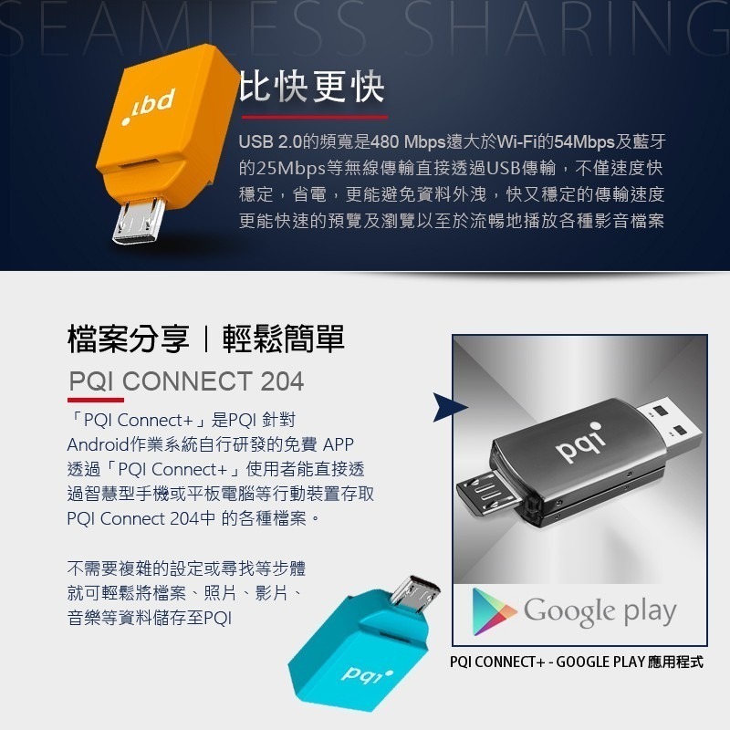 好市多品牌 PQI勁永 安卓OTG microUSB & OTG轉接頭 OTG轉接器 MICRO OTG-細節圖6