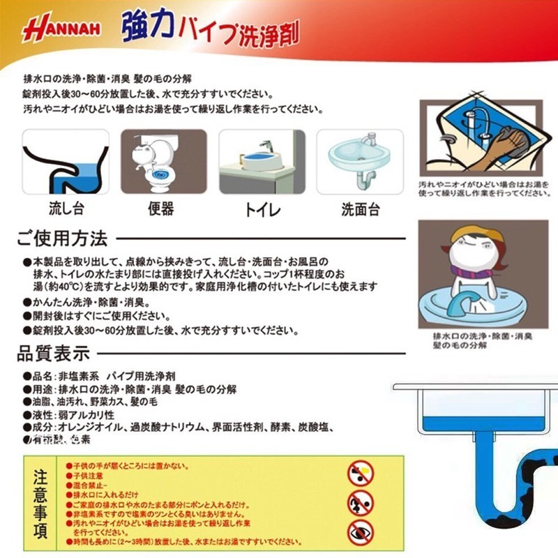 日本廚房廁所疏通劑 水管堵塞救星 管道疏通劑 水管疏通劑 廚房 浴室 廁所 清除堵塞 馬桶 水管清潔劑 水槽-細節圖6