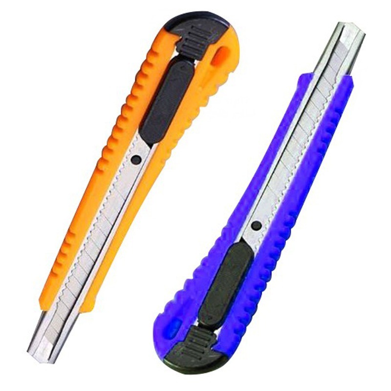 【小號美工刀】美工刀 強力美工刀 美工刀 文具美工刀 辦公裁剪 裁切刀 切割刀 壁紙刀 工具刀-細節圖2