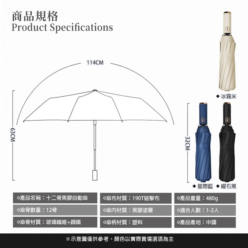 莫蘭迪 雨傘 十二骨自動傘 加大雨傘 折疊傘 自動傘 晴雨傘 陽傘 遮陽傘 自動摺疊傘 折疊雨傘 大雨傘 傘-細節圖10