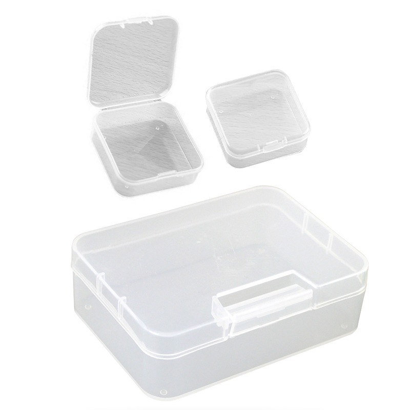 透明塑膠盒 透明收納盒 飾品收納盒 塑膠收納盒 迷你收納盒 小物品收納盒 銀飾收納盒 透明小盒子 收納盒 飾品盒 塑膠盒-細節圖2