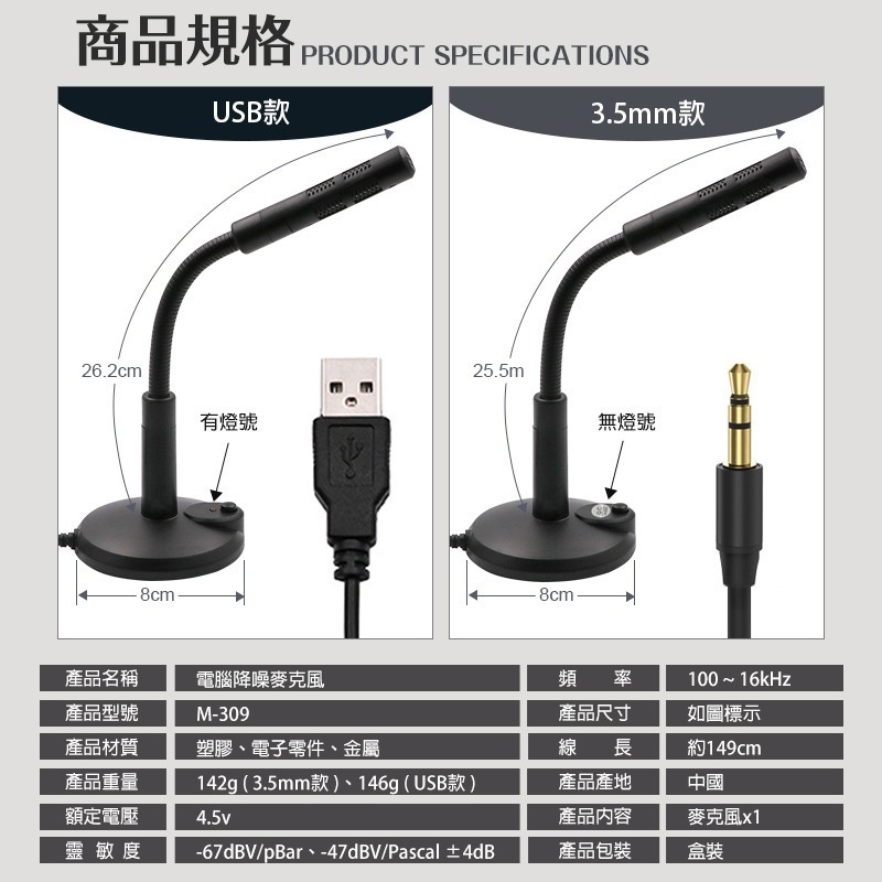電腦降噪麥克風 桌上型麥克風 usb麥克風 35mm麥克風 全指向麥克風 指向性麥克風 電腦用麥克風 直播麥克風 麥克風-細節圖9