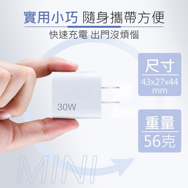 POLYWELL PD 雙孔快充頭 30W 30w快充頭 雙孔充電頭 雙pd快充頭 type c 充電頭 pd快充頭-細節圖7