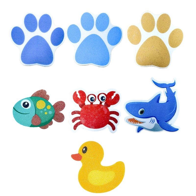 卡通浴缸防滑貼 浴室防滑貼 止滑貼片 廁所防滑貼 地板防滑貼 浴缸防滑貼 卡通防滑貼 地板止滑貼 磨砂防滑貼 防滑貼-細節圖2