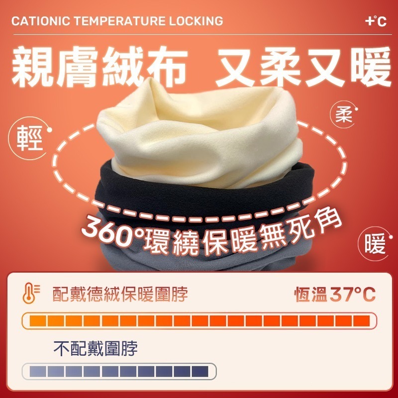 德絨保暖圍脖 脖圍保暖 圍脖保暖 圍脖圍巾 保暖圍脖 保暖脖圍 男生圍脖 防寒圍脖 冬天圍脖 女生圍脖 冬季圍脖 圍脖-細節圖5