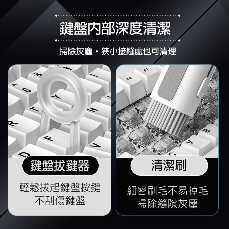 六合一耳機清潔組 鍵盤清潔組 3C清潔組 耳機清潔組 電腦清潔組 3c清潔 POLYWELL 耳機 手機 鍵盤 螢幕-細節圖5