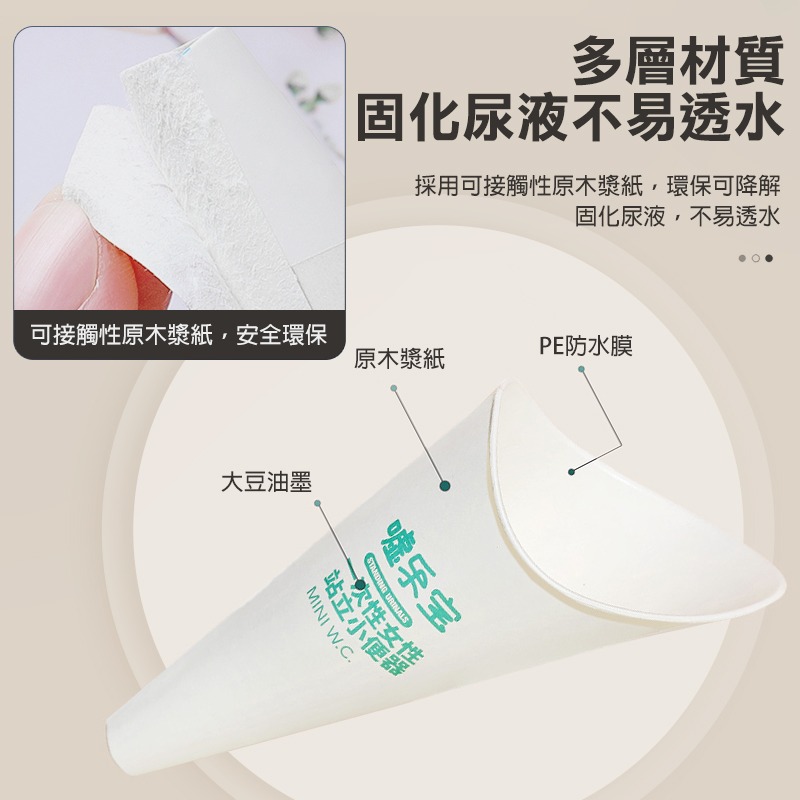 站立小便器 站著尿尿 女性小便器 女生小便器 女用小便器 站立尿斗 站立尿尿 拋棄式小便器 接尿器 孕婦拋棄式小便器-細節圖6