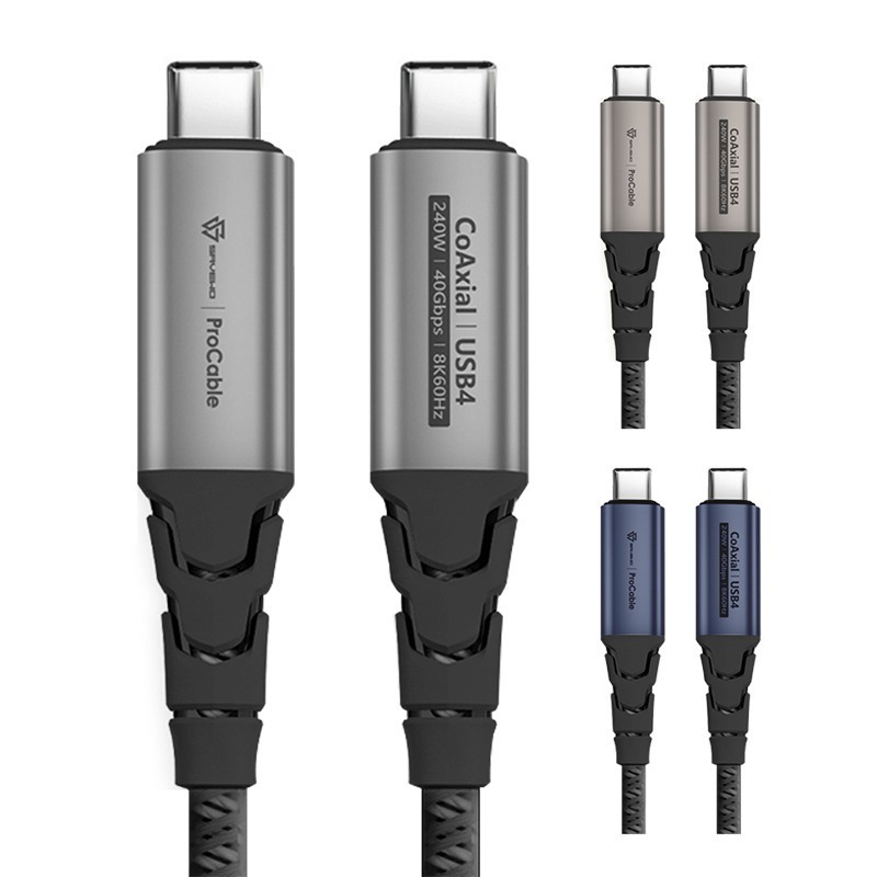 信星科技 SAVEWO 救世 ProCable 極速全能線 240W 雙USB-C 40Gbps PD 快充線 傳輸線-細節圖2