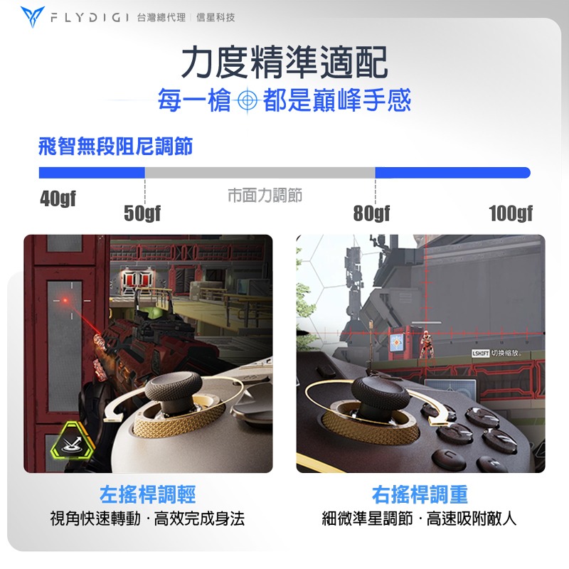 飛智 黑武士5 PRO 競技精英手把 遊戲手把 PC手把 電腦手把 電競手把 支援steam switch 信星科技-細節圖6