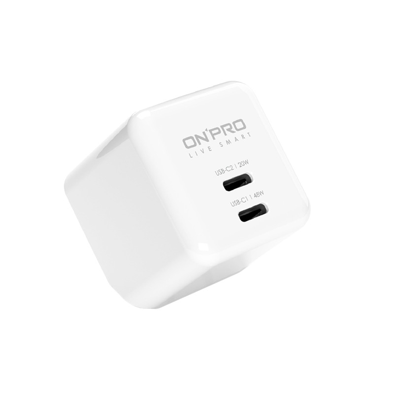 ONPRO UC-2P01CC MAX 氮化鎵GaN 48W 雙Type-C 超急速PD充電器 快充頭 充電頭 豆腐頭-細節圖2