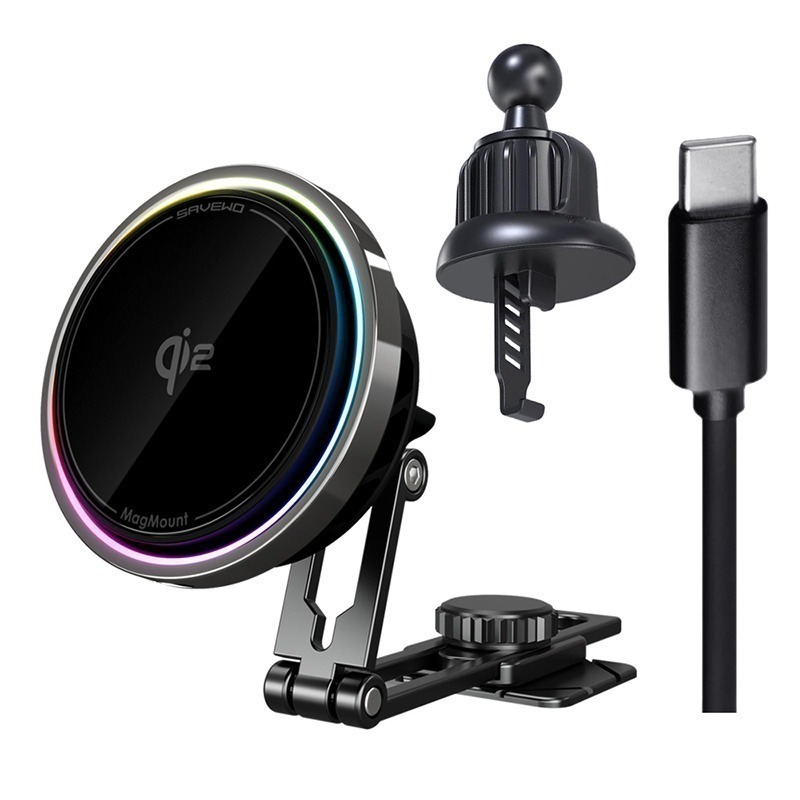 【7-ELEVEN 門市團購】信星科技 SAVEWO 救世 Qi2 半導體製冷磁吸車充 (標準版)-細節圖2