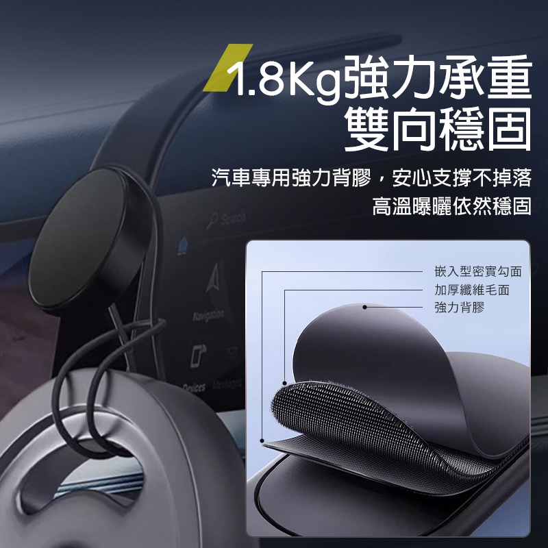磁吸式magsafe支架 磁吸車用手機架 磁鐵手機架 中控手機架 磁吸導航架 磁吸車架 磁吸支架 汽車手機架 車用手機架-細節圖6