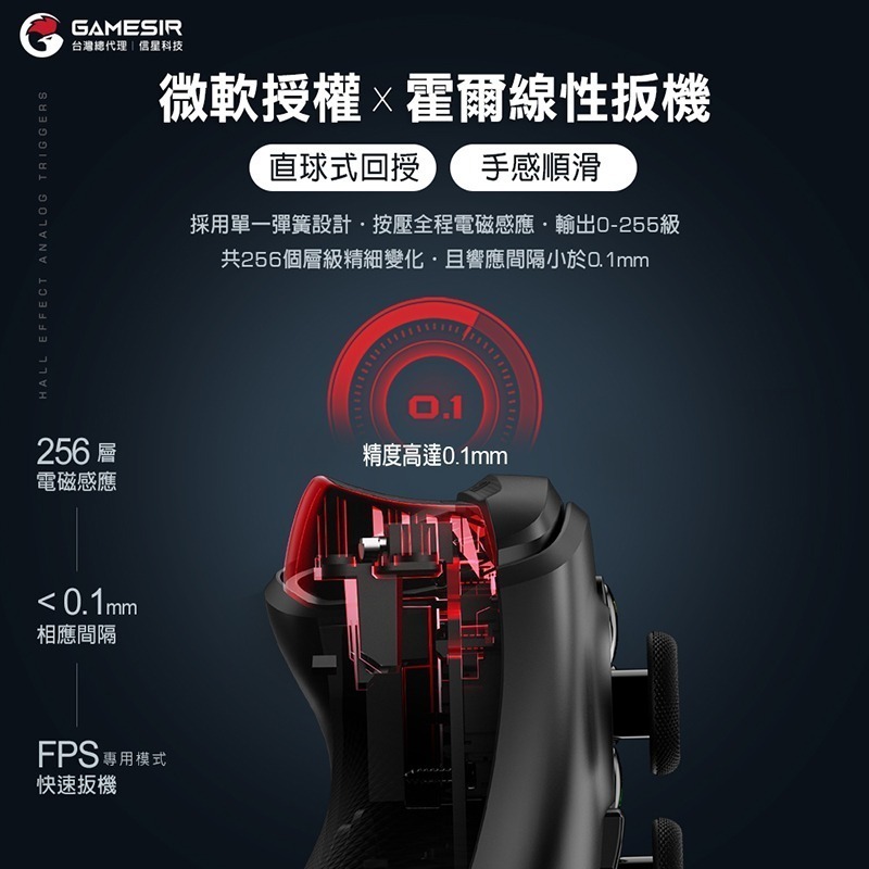 信星科技 蓋世小雞 G7 HE 有線手把 微軟授權 支援Xbox Steam 雙霍爾 磁吸式外殼 狙擊之神 極限競速7-細節圖5