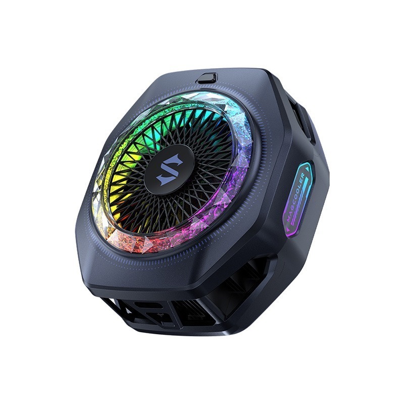 信星科技 黑鯊 冰封製冷背夾5 PRO 磁吸版 35W功率 手機散熱器 散熱風扇 直播 手遊 支援Magsafe吸附-細節圖2