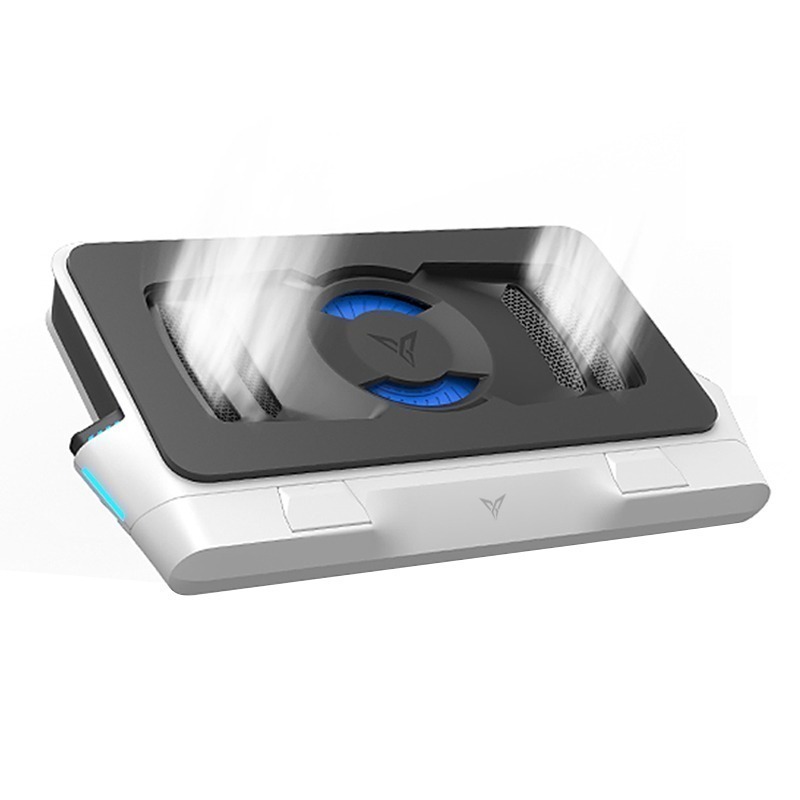 飛智 BS2 PRO 壓風式筆電散熱底座 4000RPM 智能變頻控溫2.0 可拆卸防塵網設計 筆電散熱神器 信星科技-細節圖2