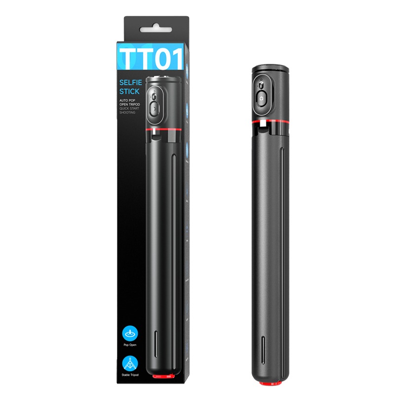 CYKE TT01 跳跳桿 落地自拍棒 自動彈開 藍牙遙控 直播手機架 自拍棒 三腳架 攝影 自拍桿 手機架 拍照神器-細節圖2