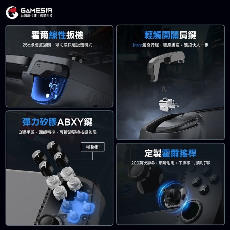 信星科技 蓋世小雞 GameSir X5s 拉伸手把 Switch手把 快速截圖 遊戲手把 拉伸手柄 手機搖桿 電競-細節圖6