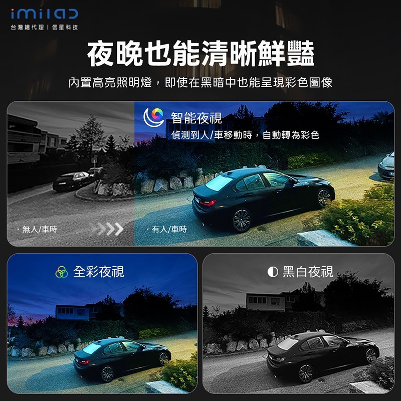 信星科技 創米 EC6 Dual 2K+2K 雙鏡頭戶外攝影機 IP65防塵防水 全彩夜視 自動警報 雙向語音通話 監控-細節圖6