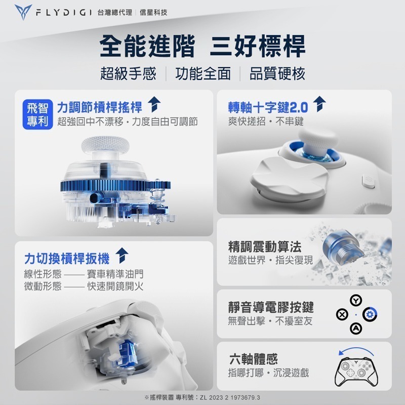 飛智 冰原狼4 遊戲手把 支援Switch Steam 無線手把 電腦手把 卡比 薩爾達 魔物獵人 信星科技-細節圖4