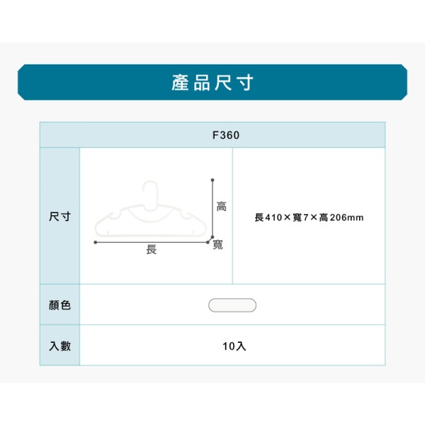 聯府 KEYWAY F360 劍橋全功能衣架(10入) 曬衣 衣架 曬衣架 台灣製造【週潔倫】-細節圖6