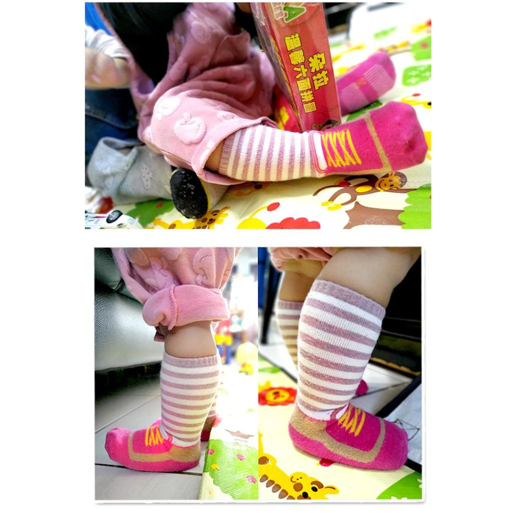 Amiss中統造型止滑童襪-鞋型【3雙組】【嫘縈纖維】(C408-10) Amiss 1-3歲 3-6歲中統襪-細節圖4