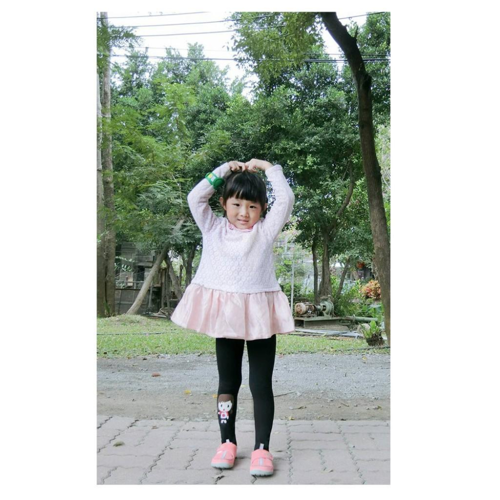 AMISS【拼布趣】兒童內織毛保暖褲襪-蘋果女孩(4)-細節圖5