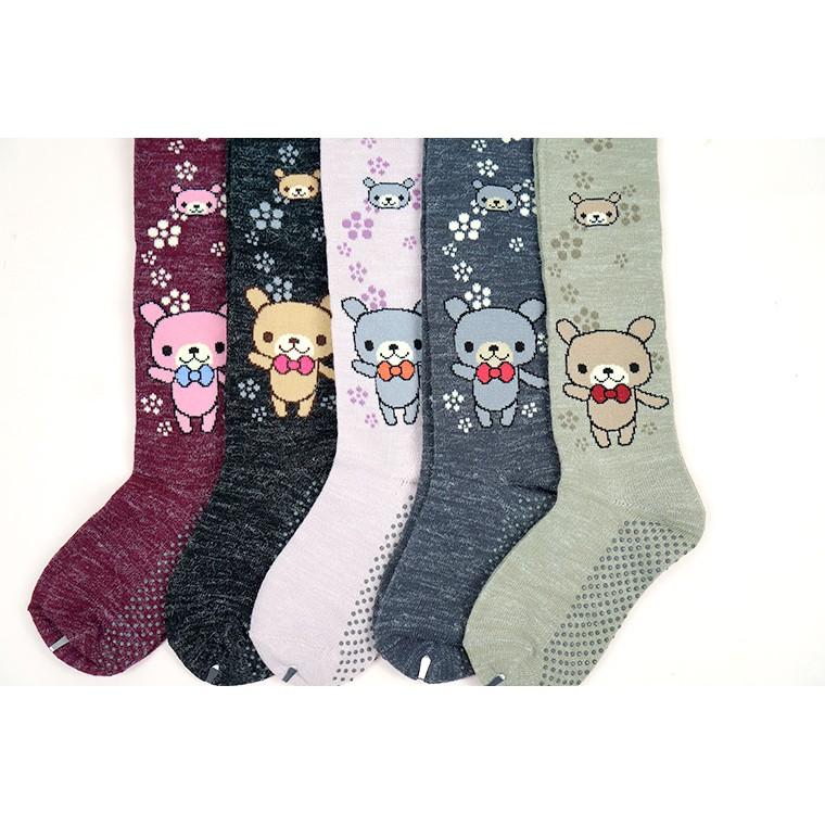 Amiss【安格拉系列】【2雙組】中統防滑保暖童襪-熊(D004-3)-細節圖5