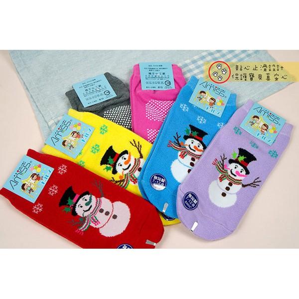 Amiss可愛直版止滑童襪【3雙組】-雪人3-6歲/7-12歲 (C405-34)-細節圖7