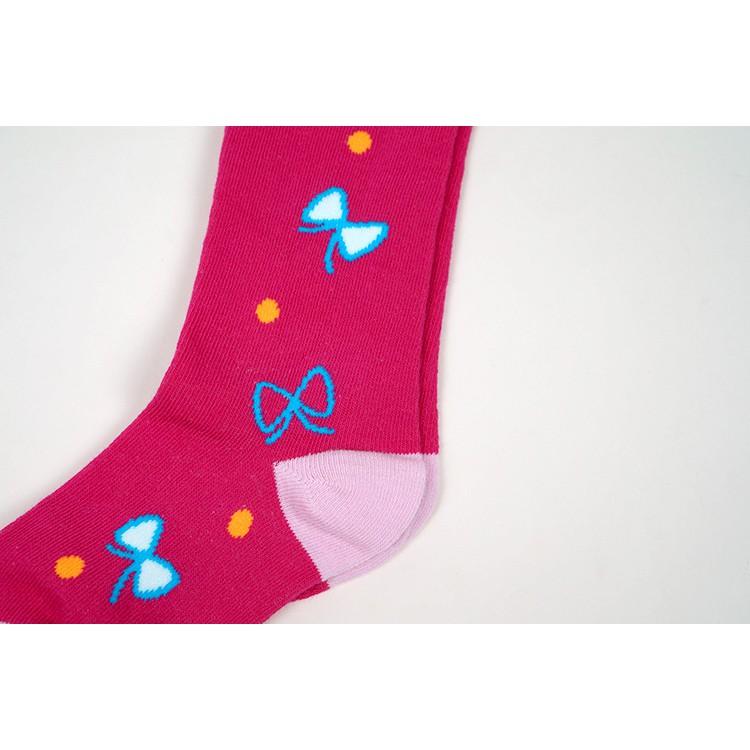 AMISS【純棉高彈性童襪】造型中統童襪【3雙入】-蝴蝶結(5-12歲) C408-21-細節圖4