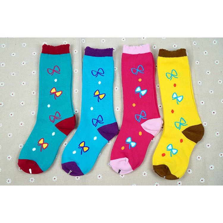 AMISS【純棉高彈性童襪】造型中統童襪【3雙入】-蝴蝶結(5-12歲) C408-21-細節圖6