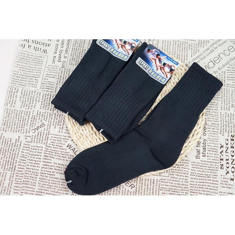 【厚底純棉】4/4毛巾運動氣墊襪(黑色)/籃球襪/棒球襪 B220L-細節圖7