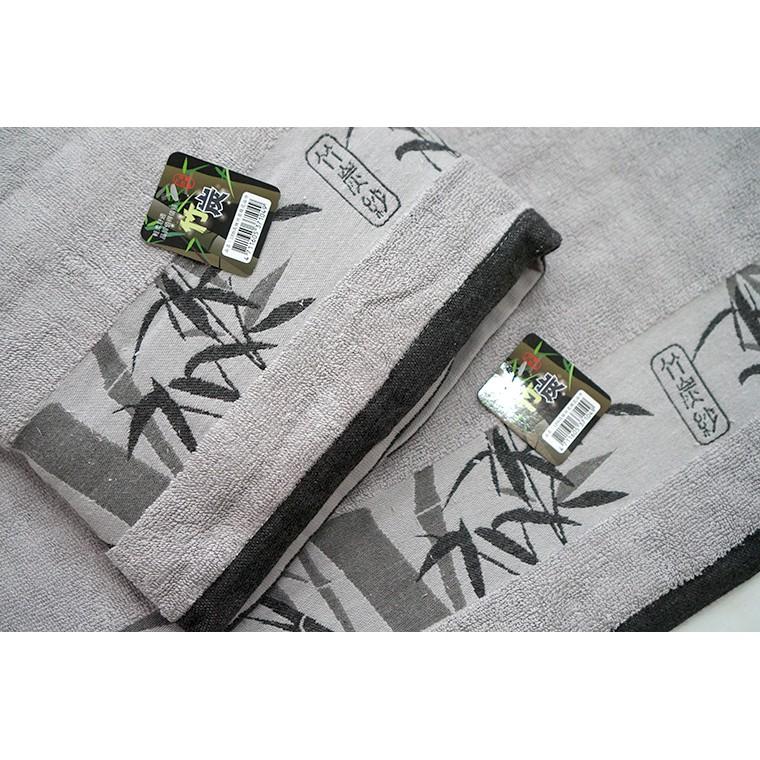 AMISS【竹炭加厚-飯店專用浴巾】超厚實純棉竹炭緹花浴巾(加厚款)-細節圖5