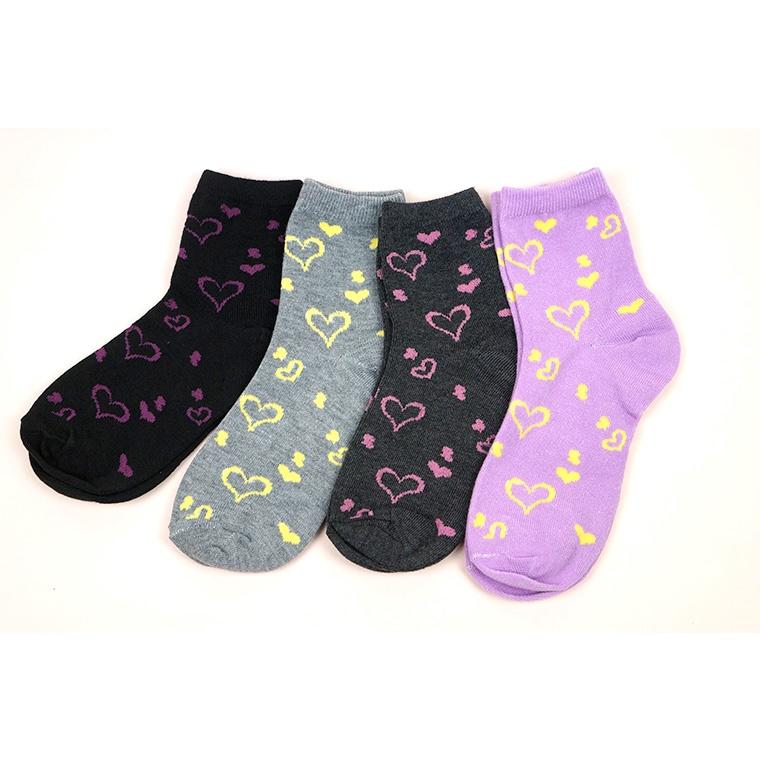 AMISS 平價緹花造型長襪 桃心 愛心長襪 C503-28-細節圖2