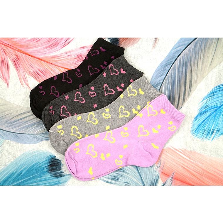 AMISS 平價緹花造型長襪 桃心 愛心長襪 C503-28-細節圖4