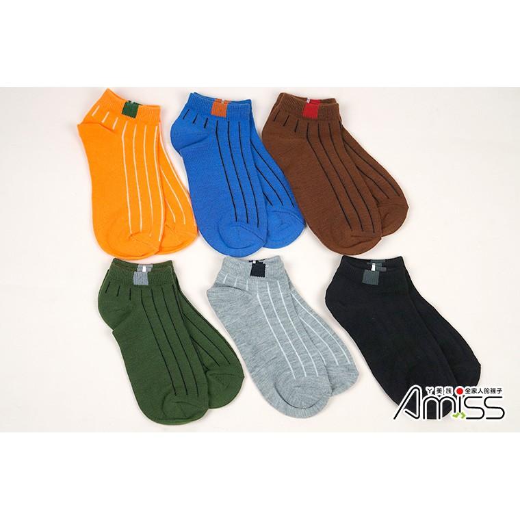 【Amiss】韓系流行撞色船襪-復古條紋C803-4-細節圖3