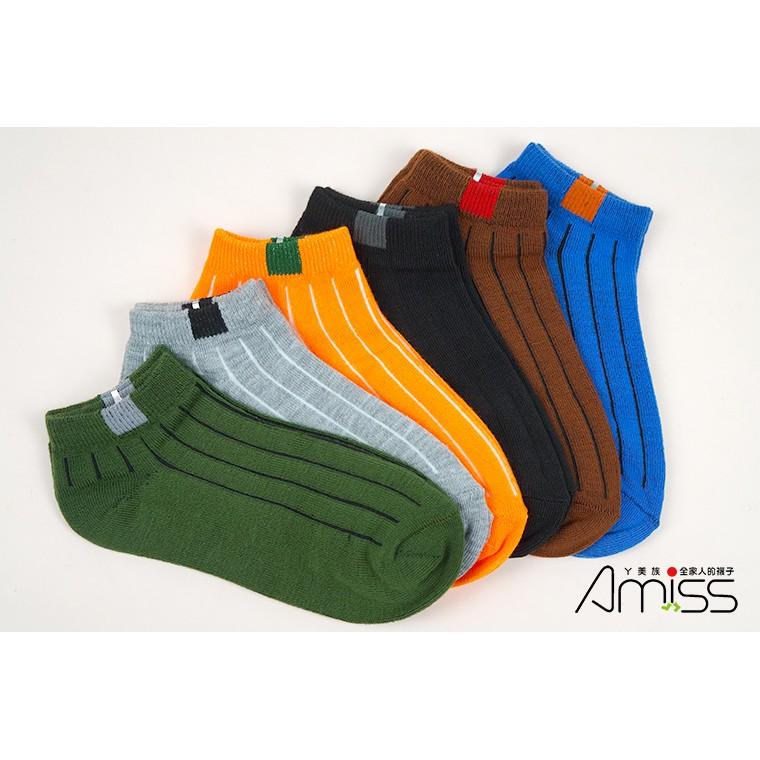 【Amiss】韓系流行撞色船襪-復古條紋C803-4-細節圖4