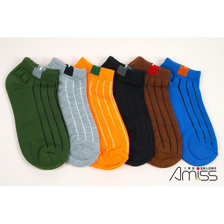 【Amiss】韓系流行撞色船襪-復古條紋C803-4-細節圖5