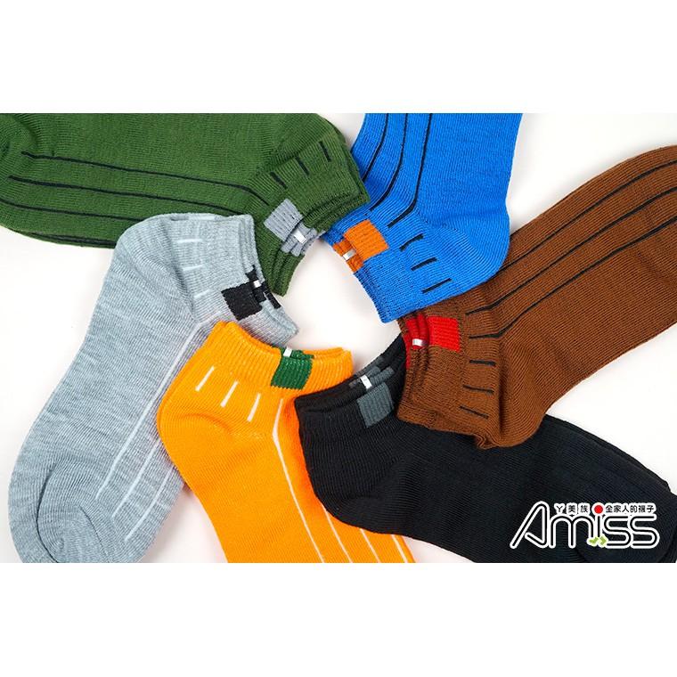 【Amiss】韓系流行撞色船襪-復古條紋C803-4-細節圖6