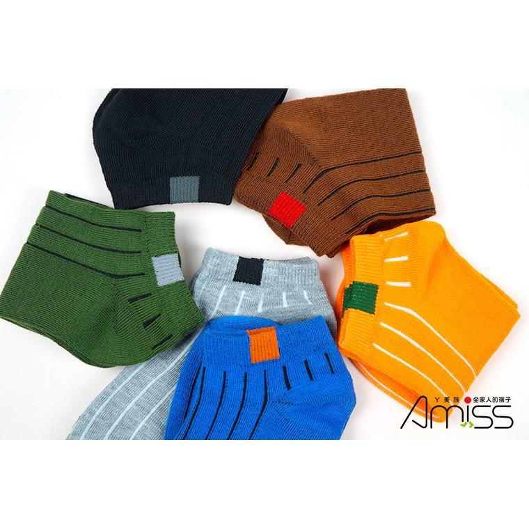 【Amiss】韓系流行撞色船襪-復古條紋C803-4-細節圖9