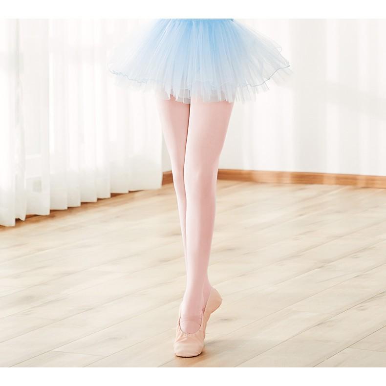 【Amiss】芭蕾舞襪【兒童~成人尺寸】無褲型+透氣褲叉全彈性韻律舞襪芭蕾舞襪 粉橘色 粉膚褲襪 台灣製 A100-1-細節圖7