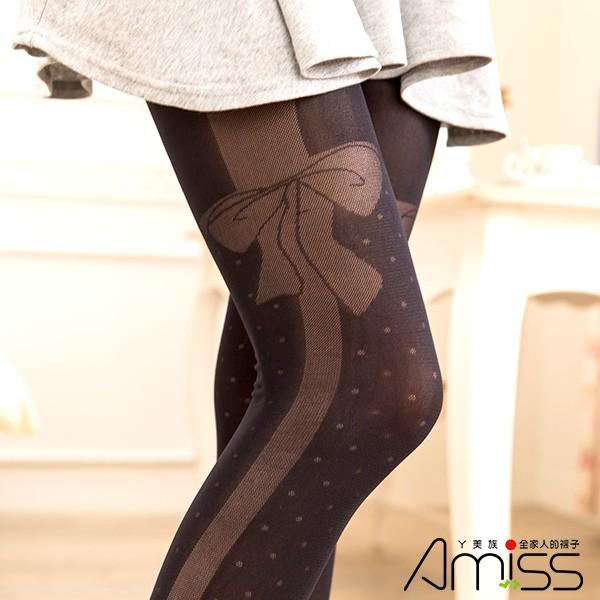 Amiss 透膚感造型假大腿-側邊大蝴蝶結 SW124-細節圖2