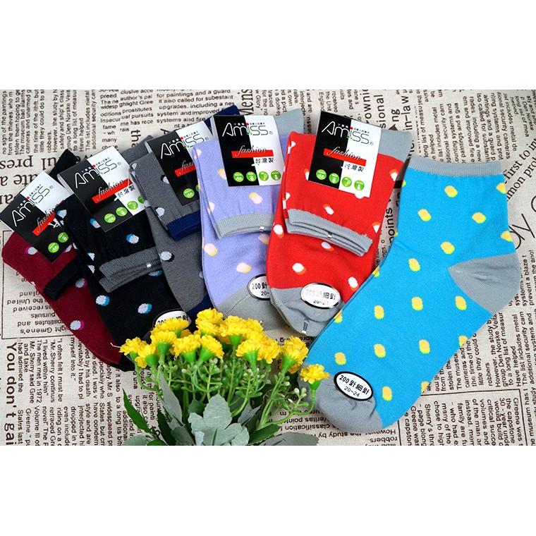 Amiss精緻細針提花少女襪【3雙組】-42(C021-42)-細節圖3