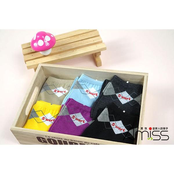 【Amiss】精緻細針提花少女襪【3雙入】-30(C021-30)-細節圖5