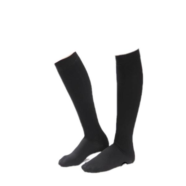 Amiss 純棉素面中統襪【多件優惠】學生襪 膝下襪 台灣製造 長統襪 中統襪 黑長襪 白長襪 (B704)-細節圖2