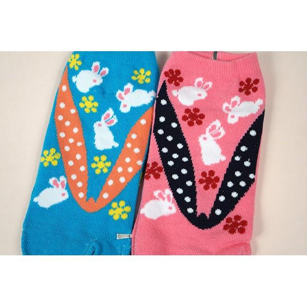 【Amiss】日系造型兩趾忍者襪【2雙組】-夾腳兔子(C161-1)-細節圖5