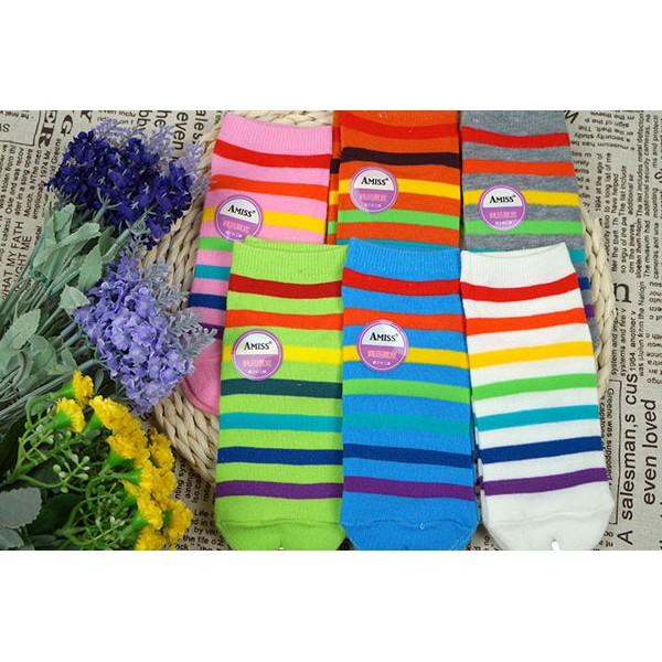 Amiss可愛直版流行-少女船襪【3雙組】13 (C702-13)-細節圖3