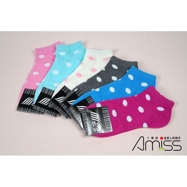 Amiss流行提花少女船襪【4雙組】-14 (C802-14)-細節圖6